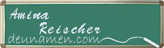 Amina Reischer Visitenkarte